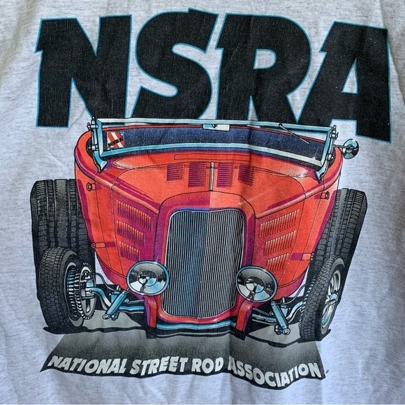 2007 33rd Annual Street Rod Nationals Tee Shirt Graphic Adult Size XL Knoxville - Picture 6 of 6